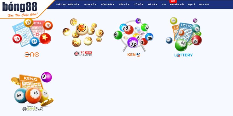 Xổ Số BONG88 - Sảnh Game Đỉnh Cao Từ Nhà Phát Hành Hàng Đầu 2 Loại hình nhanh hấp dẫn
