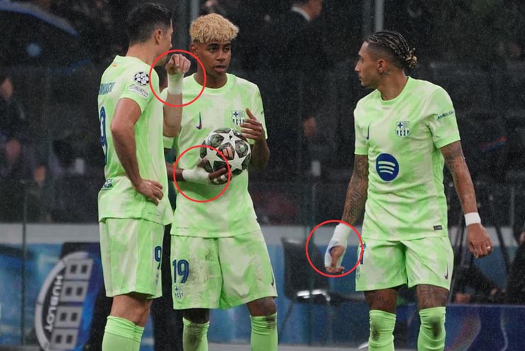 Nghi Vấn Cầu Thủ Barcelona Sử Dụng Doping 3 Nhiều cầu thủ sử dụng băng quấn vì chấn thương